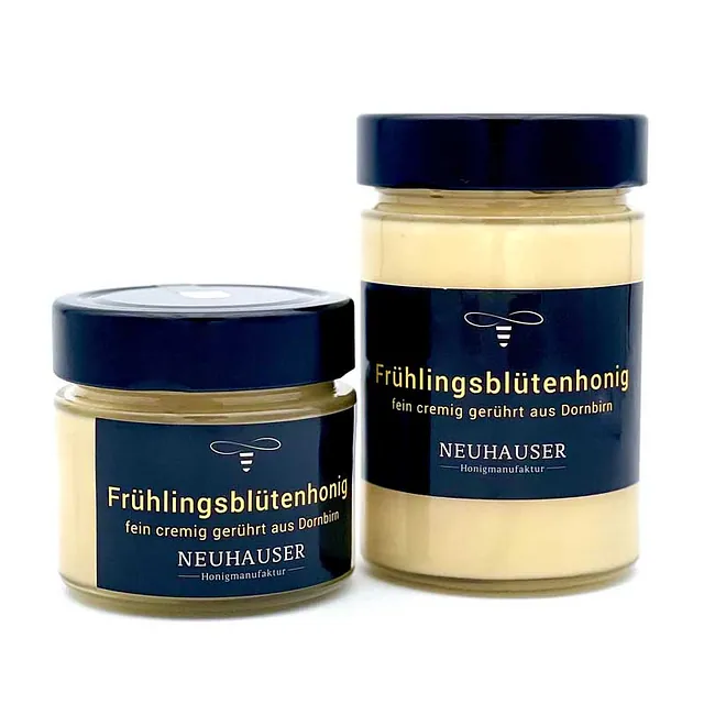 Frühlingsblütenhonig fein cremig aus Dornbirn in Vorarlberg